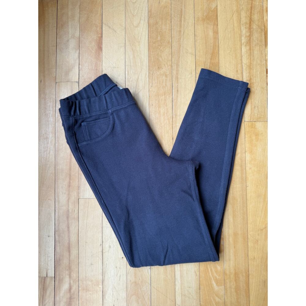 Tea Collection Pants, Knit Leggings, Navy Blue, Girls Size 14